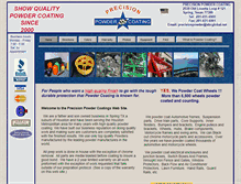Tablet Screenshot of precisionpowder.net